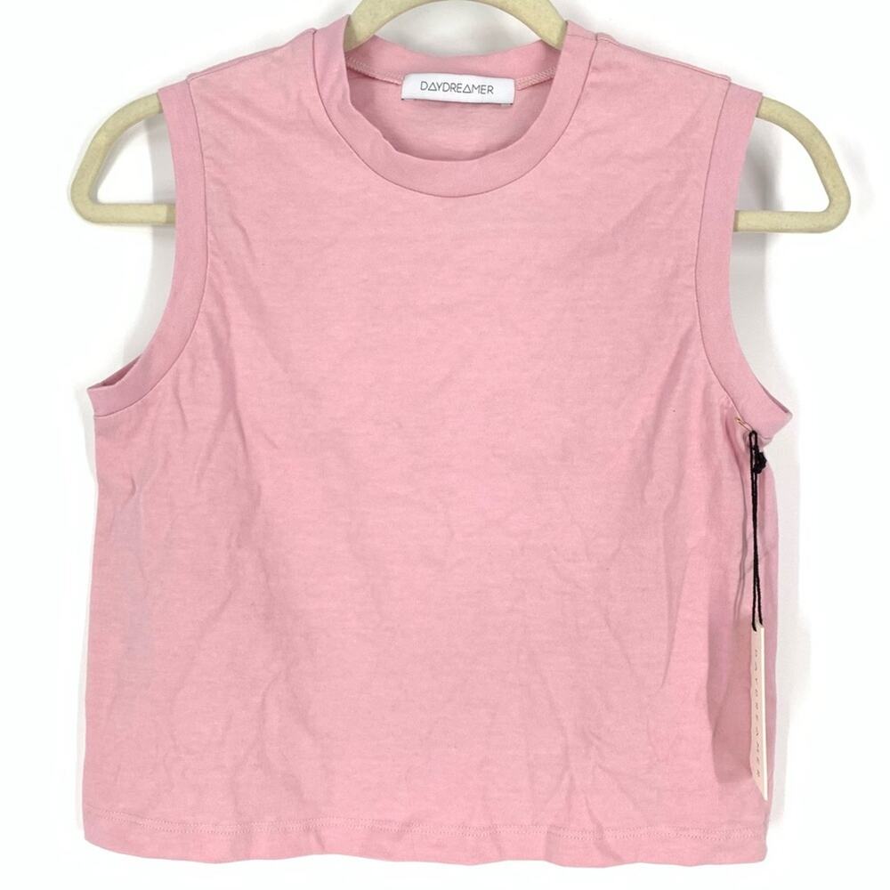 Daydreamer Pink Crewneck‎ Muscle Tank Small